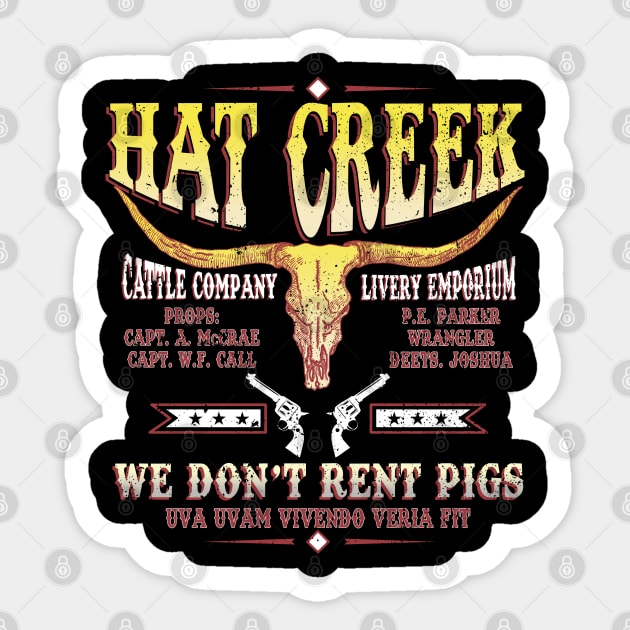 Hat Creek Uva Uvam Vivemdo Veria Fit Sticker by AwesomeTshirts